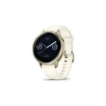 Смарт-годинник Garmin Venu 4 41 mm Lunar Gold with Bone Silicone Band (010-03013-00/40) Артикул: D2272 фото