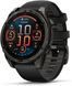 Garmin Fenix 8 43mm AMOLED Sapphire Carbon Gray DLC Tit. w. Black/Pebble Gray S. Band (010-02903-20/21/28) Артикул: DA1030XT фото
