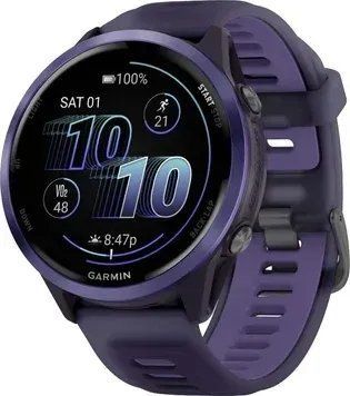 Garmin Forerunner 570 47mm Indigo Aluminium w. Translucent Imperial Purple/Indigo Band (010-02971-02/42) Артикул: DA7193 фото